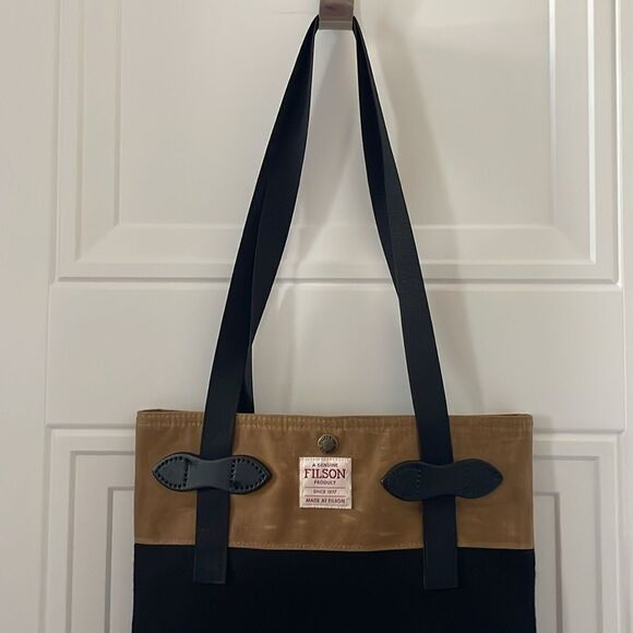 Filson Riverkeeper Canvas and Wool Tote - Picture 2 of 6